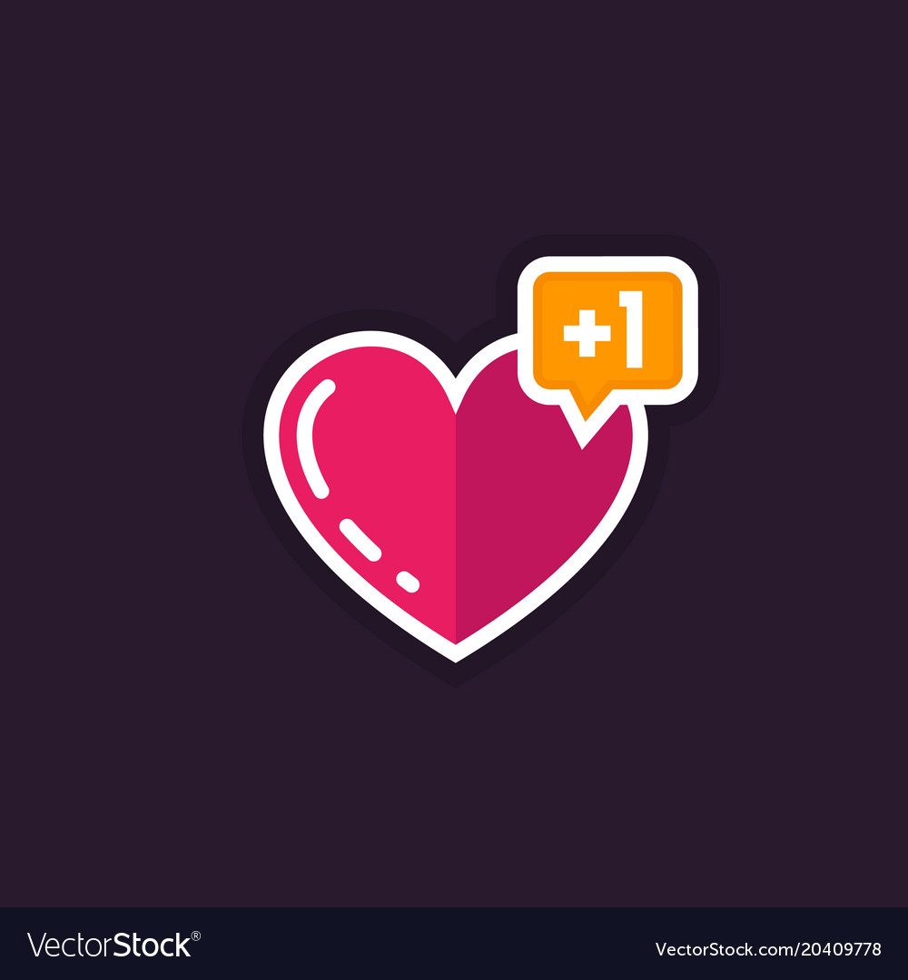 Heart Like & Notification Icon