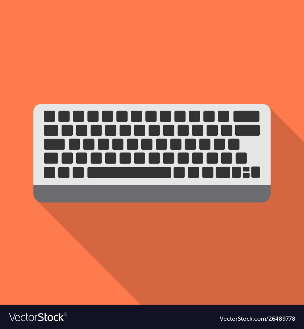 Isolated object keyboard and enter icon