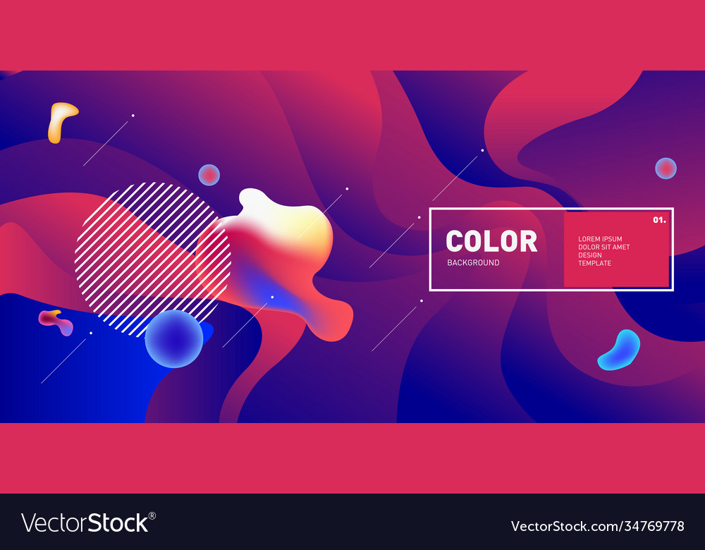 Liquid color background design fluid gradient