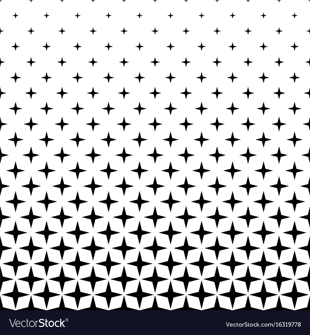 Monochrome star pattern - abstract background