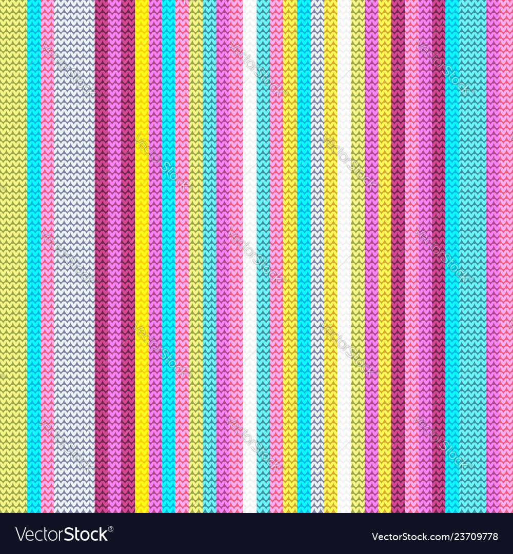 Seamless colorful pattern of multicolored stripes