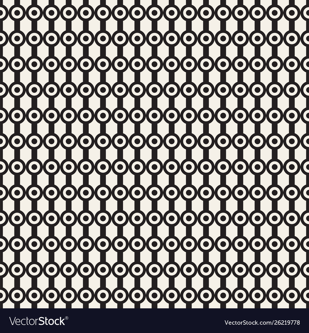 Seamless pattern graphic linear streaks with dots vector image Seamless pattern graphic linear streaks with dots