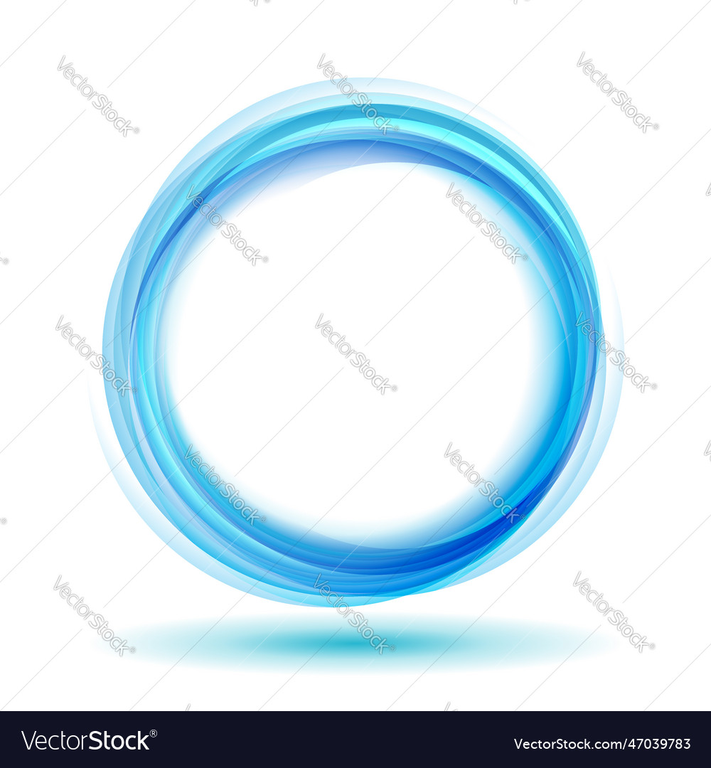 Abstract background wavy blue circle