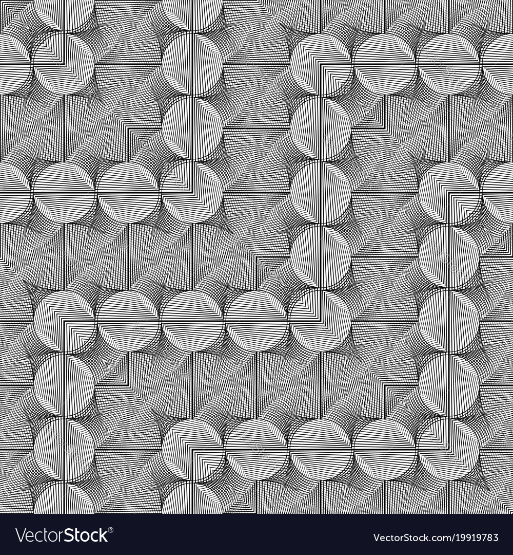 Design seamless monochrome grid pattern