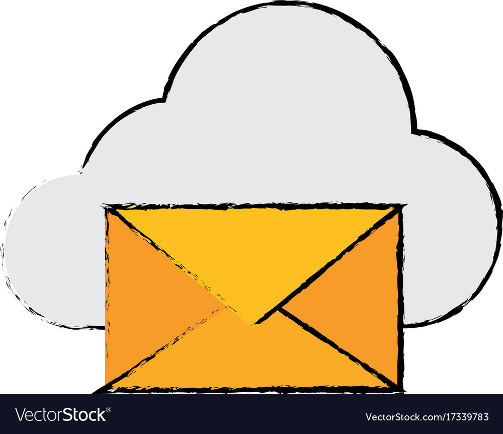 Mail envelope with cloud computing