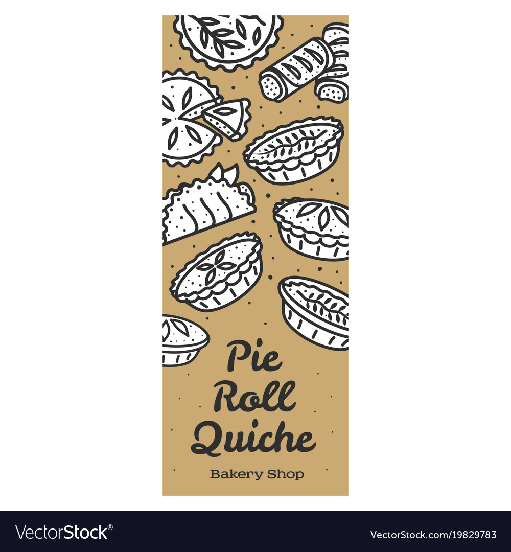 Meat pie roll quiche banner