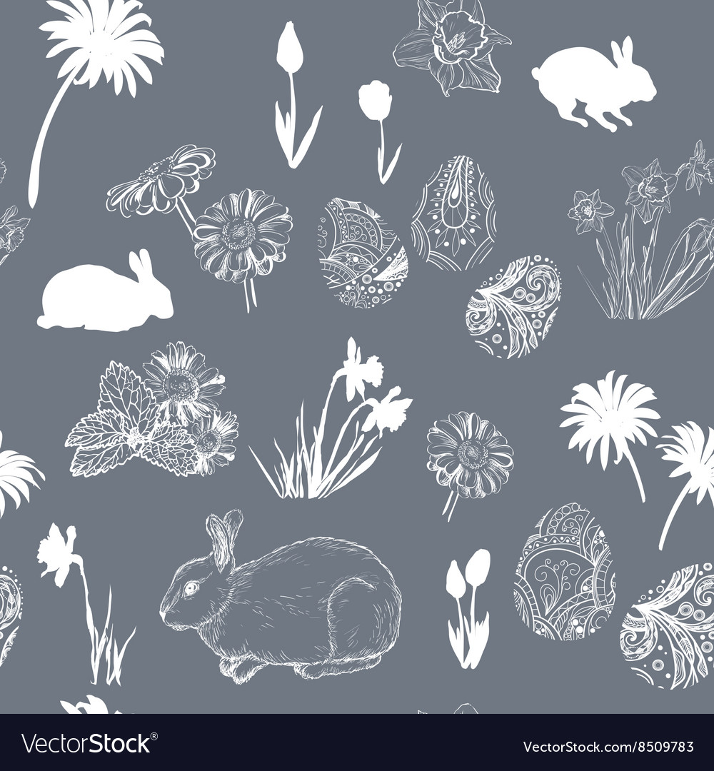 Seamless easter pattern