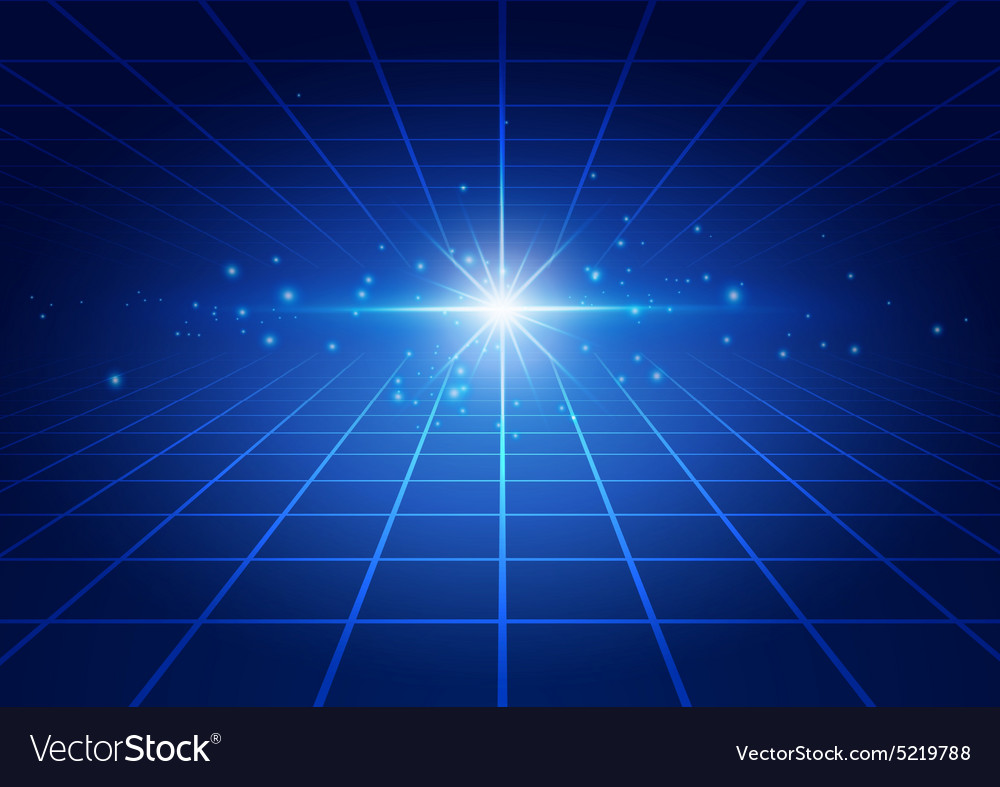 Abstrakte Technologie blauer Hintergrund mit hell