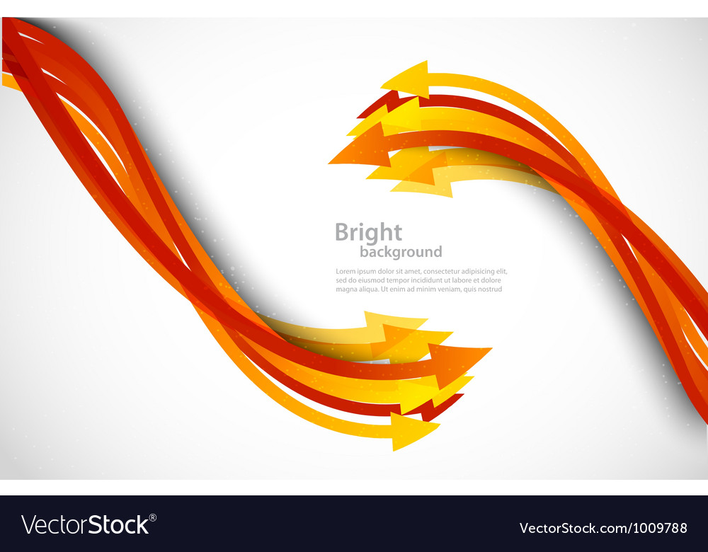 Background with orange arrows
