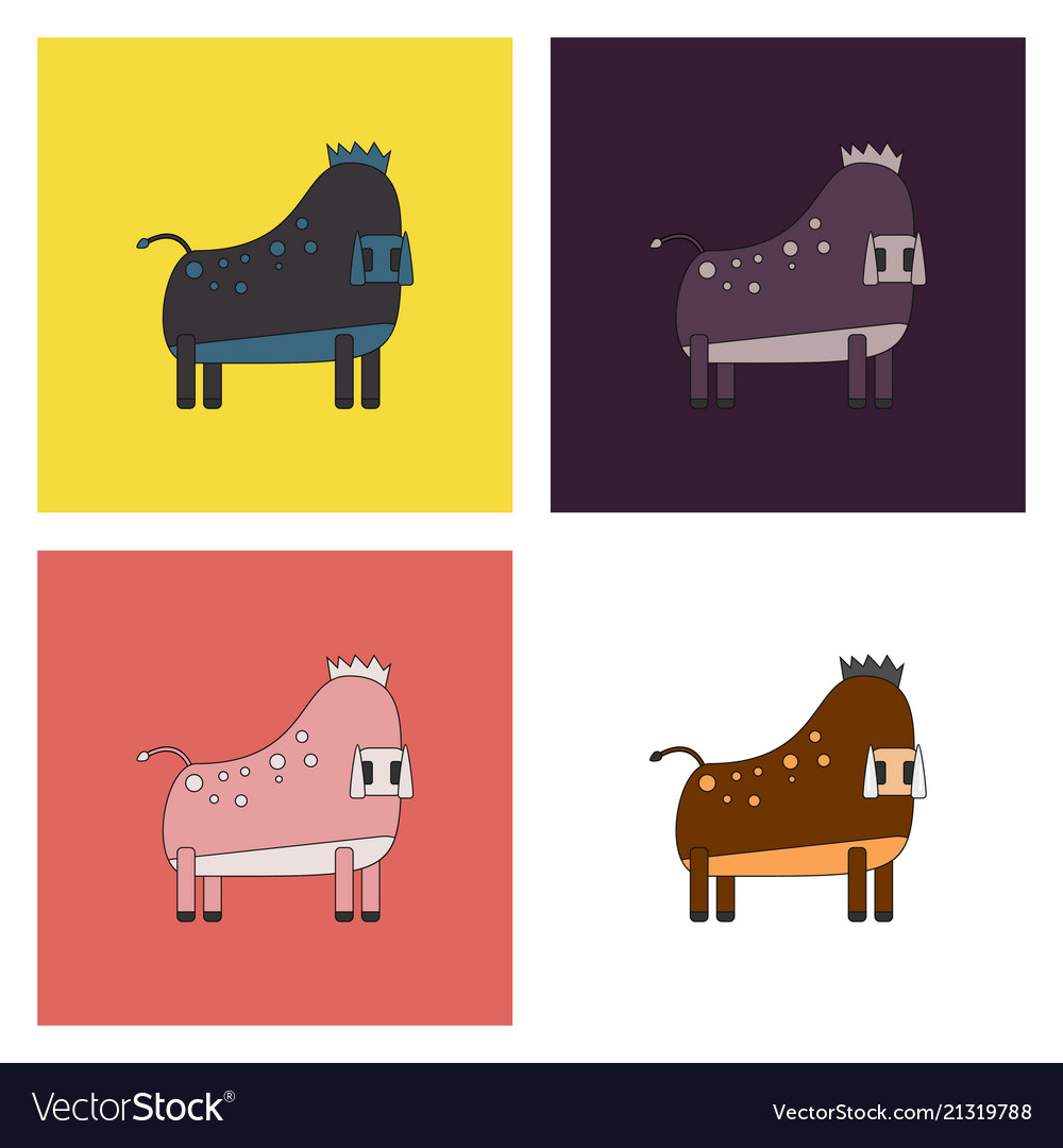 Boar on a background