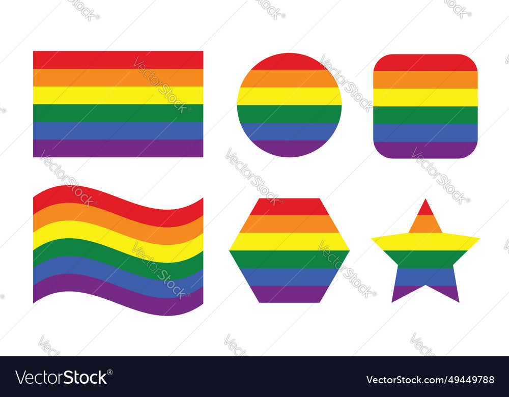 Lgbt pride flag or rainbow sexual