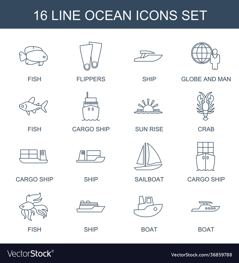 Ocean icons