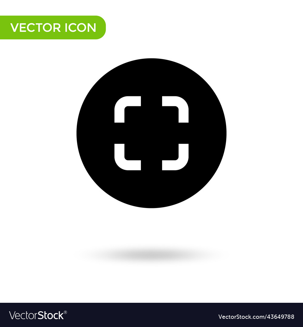 Qr code scanner icon minimal and creative