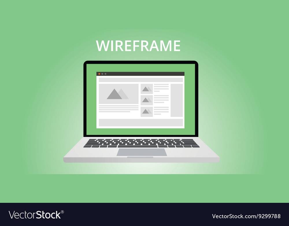 Website wireframe development