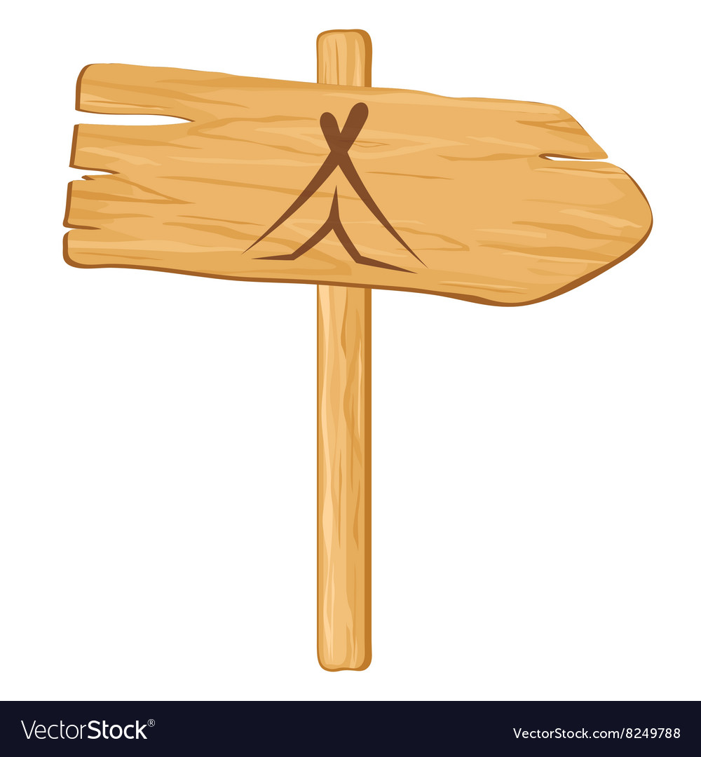 Wooden Pointer Signpost