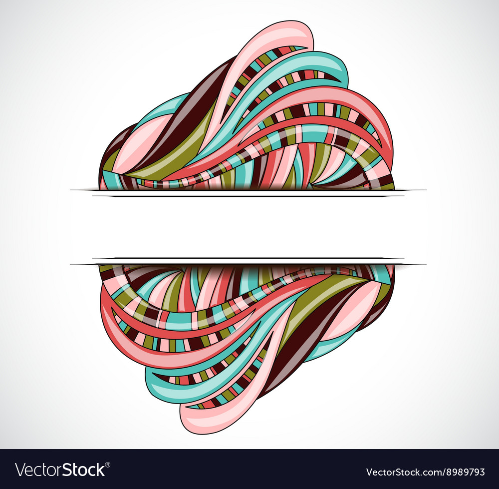 Abstract background with frame
