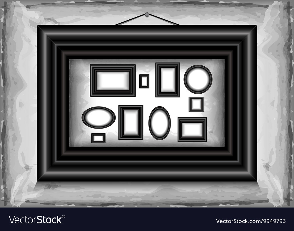 Abstract background with frames