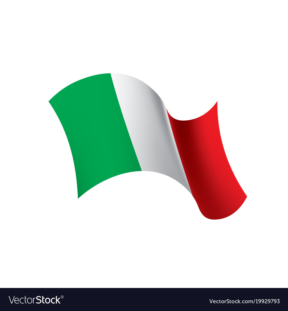 Italy flag Royalty Free Vector Image - VectorStock