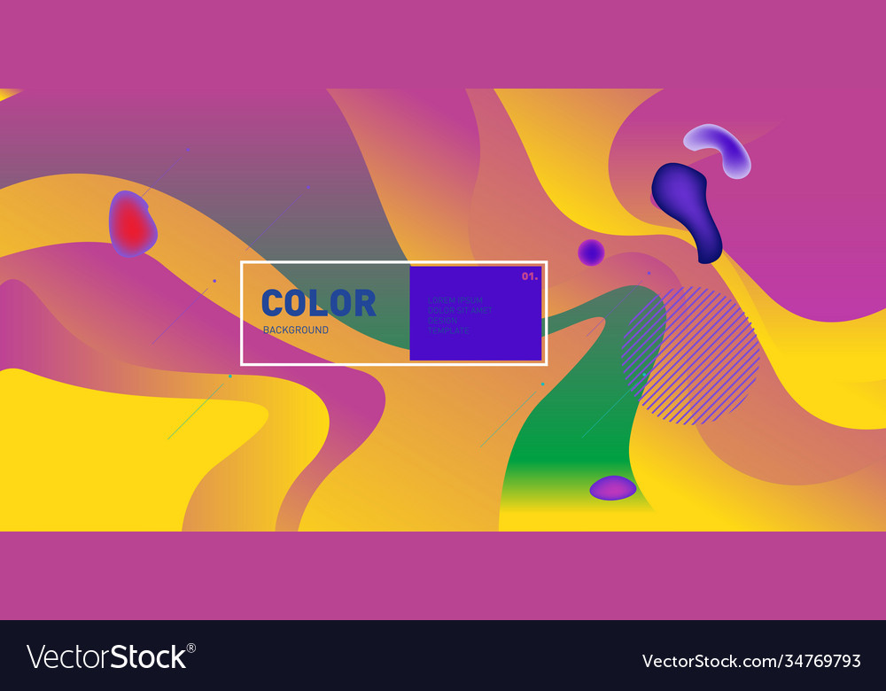 Liquid color background design fluid gradient
