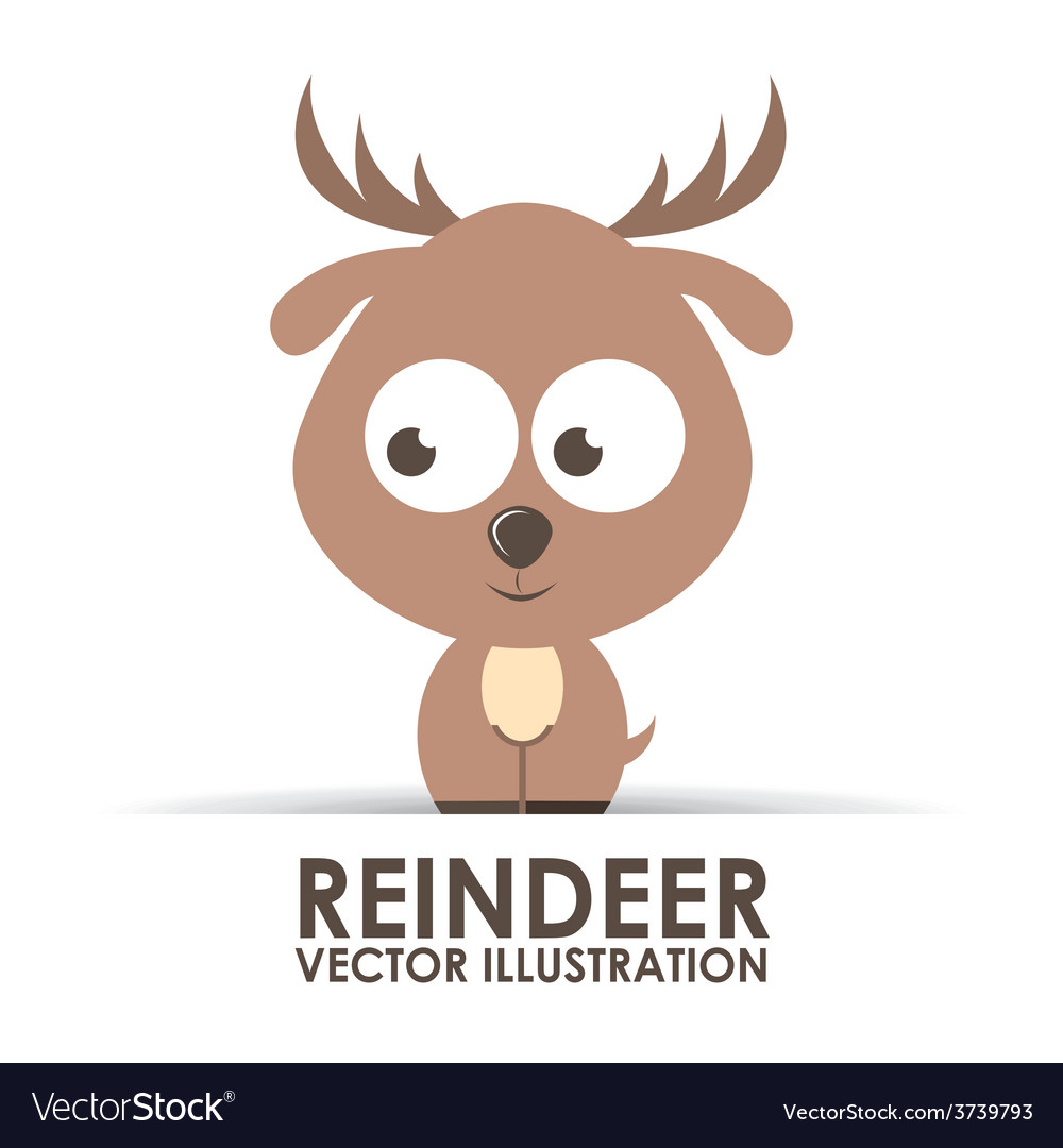 Reindeer Design Royalty Free Vector Image - Vectorstock