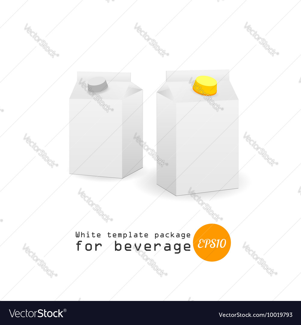 White paper template milk