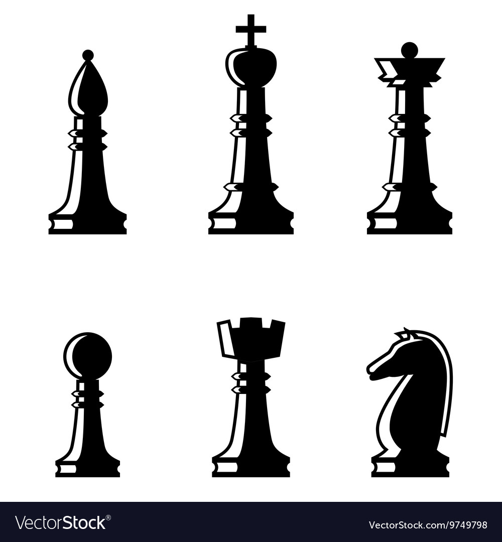 Chess set Royalty Free Vector Image - VectorStock