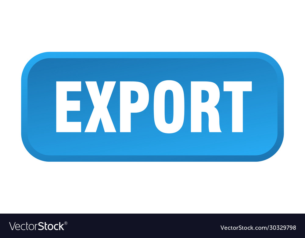 Export button square 3d push