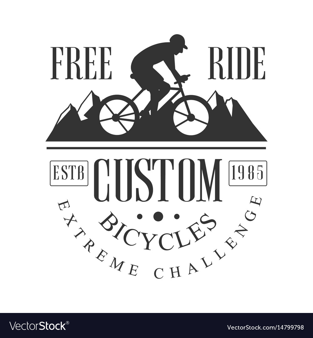 Freeride Club Emblem - Vintage Mountain Biking
