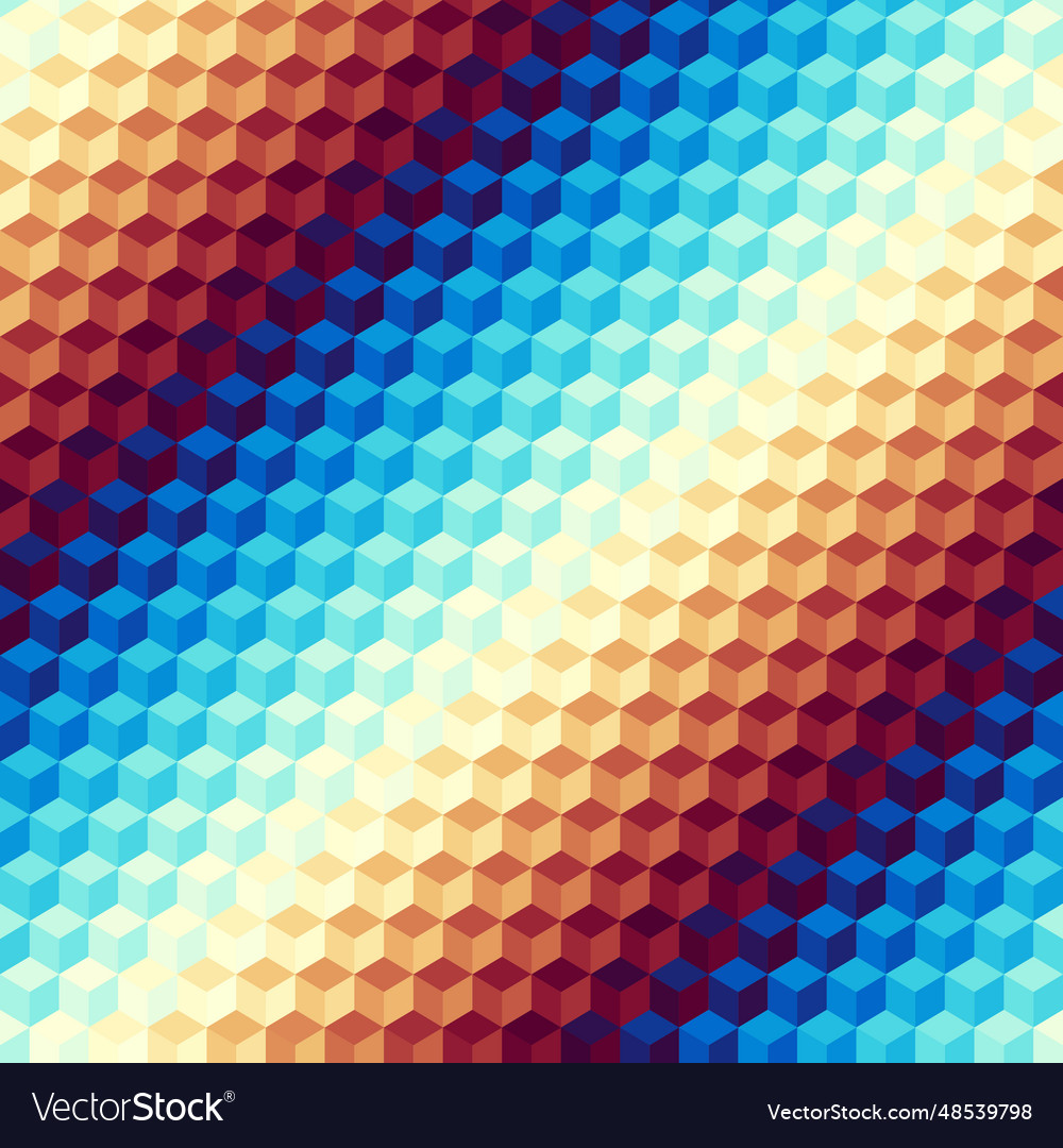 Geometric abstract pattern in low poly style vector image Geometric abstract pattern in low poly style