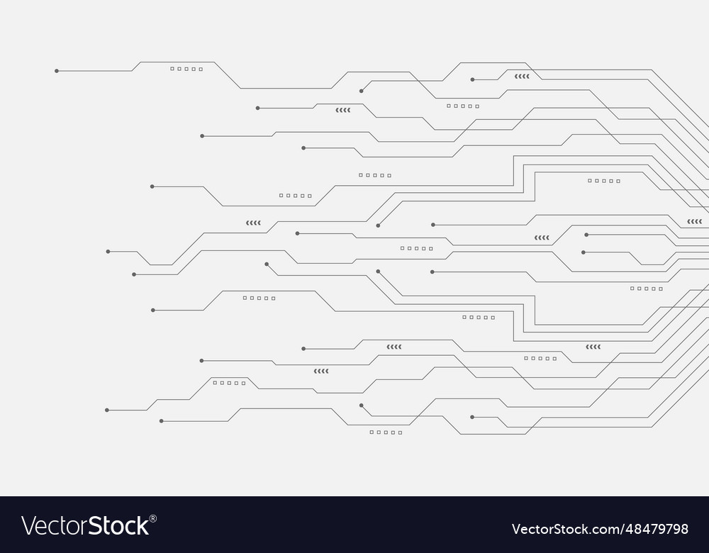 Hi-tech digital data abstract design vector image Hi-tech digital data abstract design