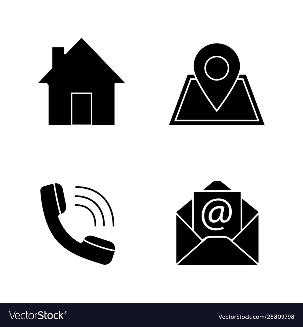 Information Icon Set - Communication & Navigation