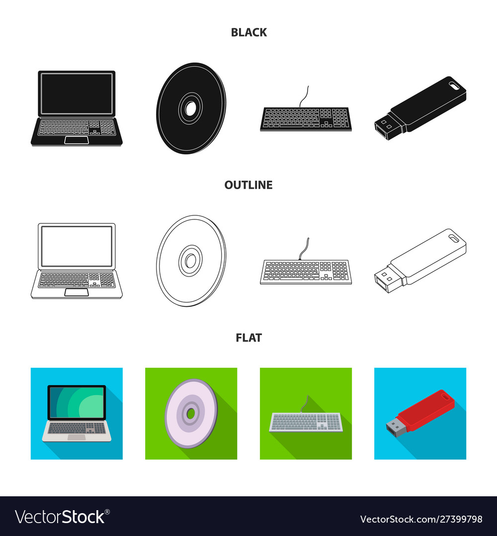 Isolated object laptop and device symbol