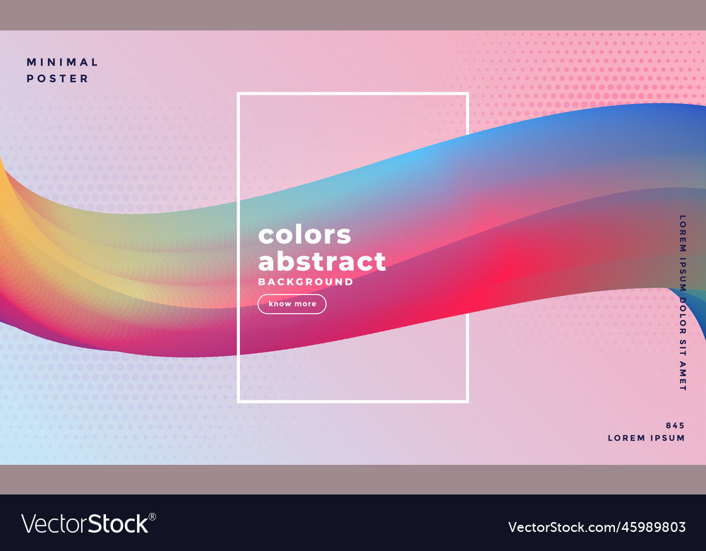 Abstract colorful 3d flowing wave background