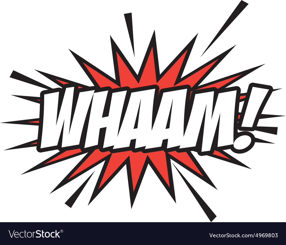 Abstract pop art object on a white background
