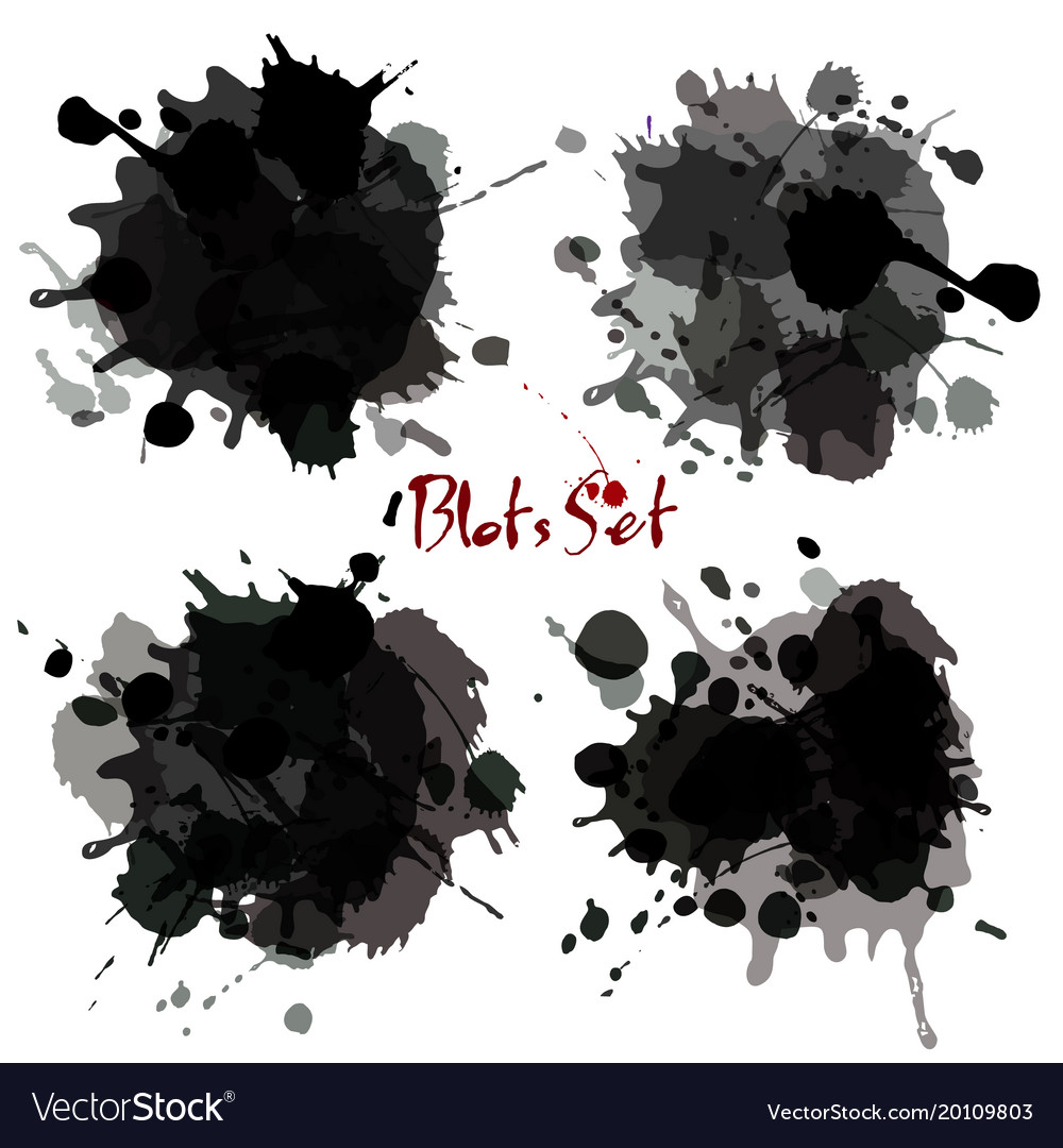 Abstract set blots background