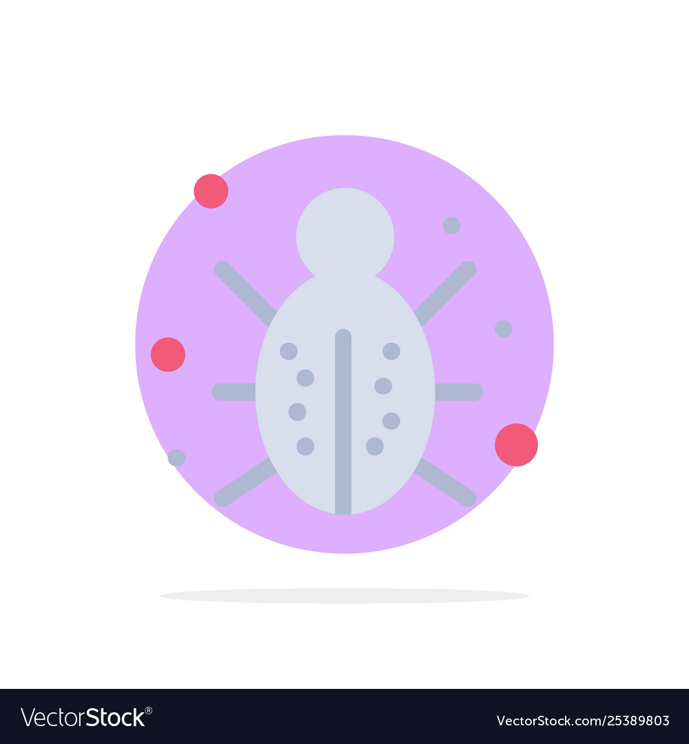 Bug internet network protection security abstract vector image Bug internet network protection security abstract