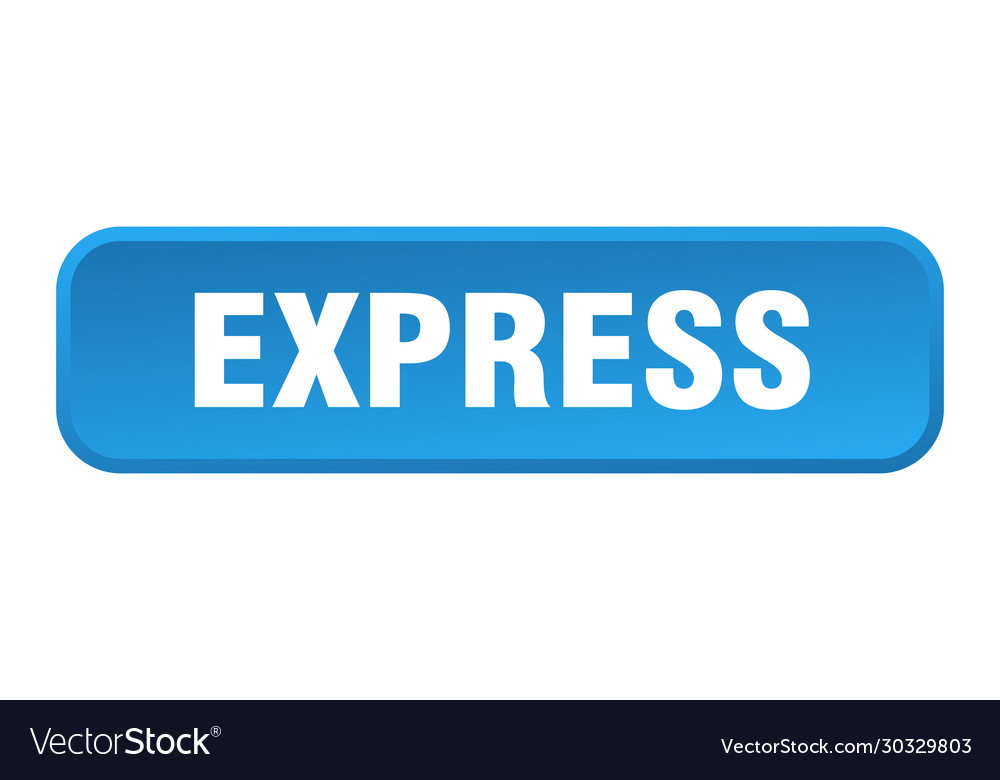 Express button square 3d push