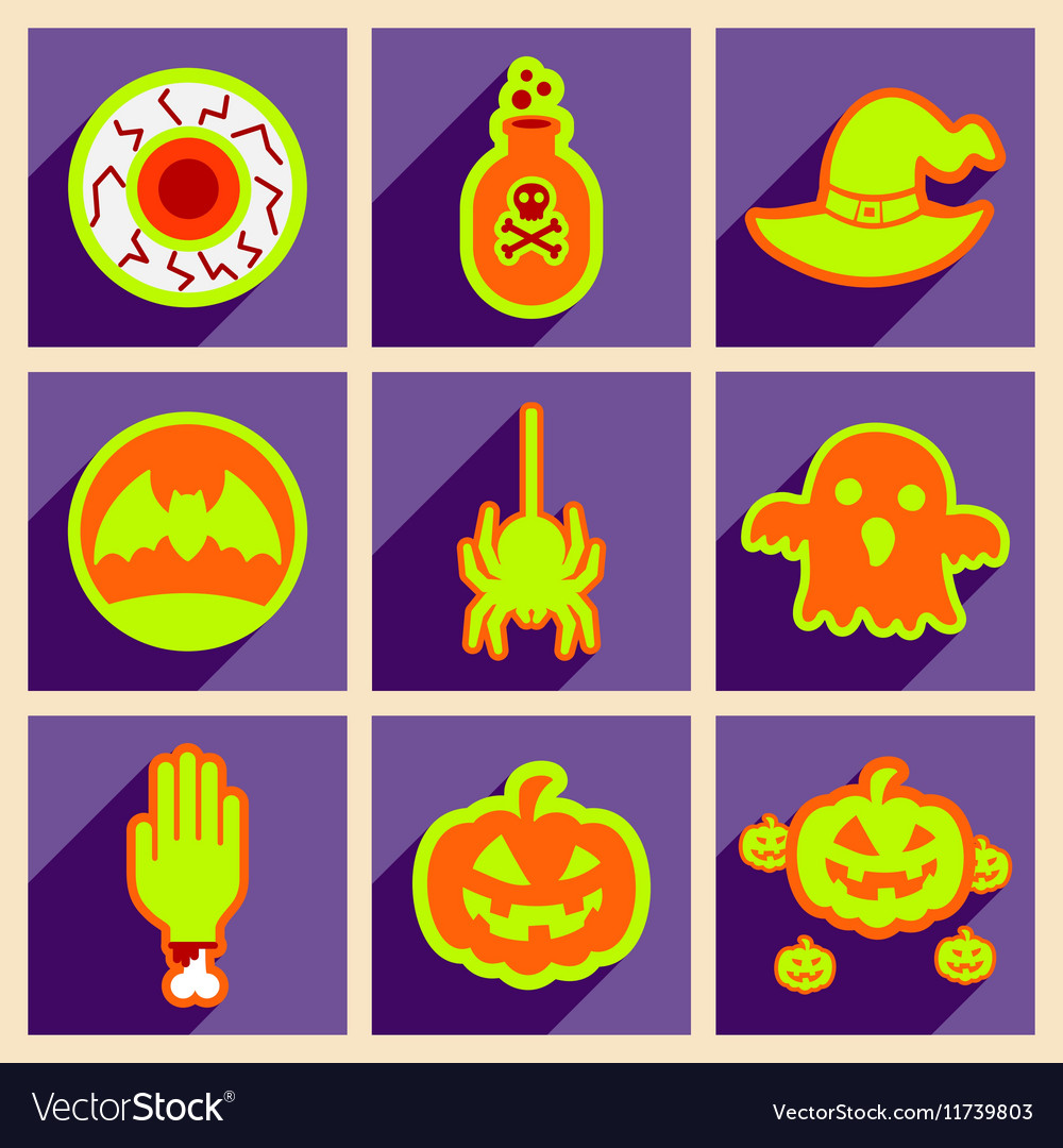 Flat with shadow concept and mobile application