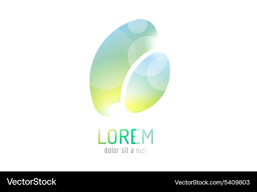 Logo template abstract arrow shape Royalty Free Vector Image
