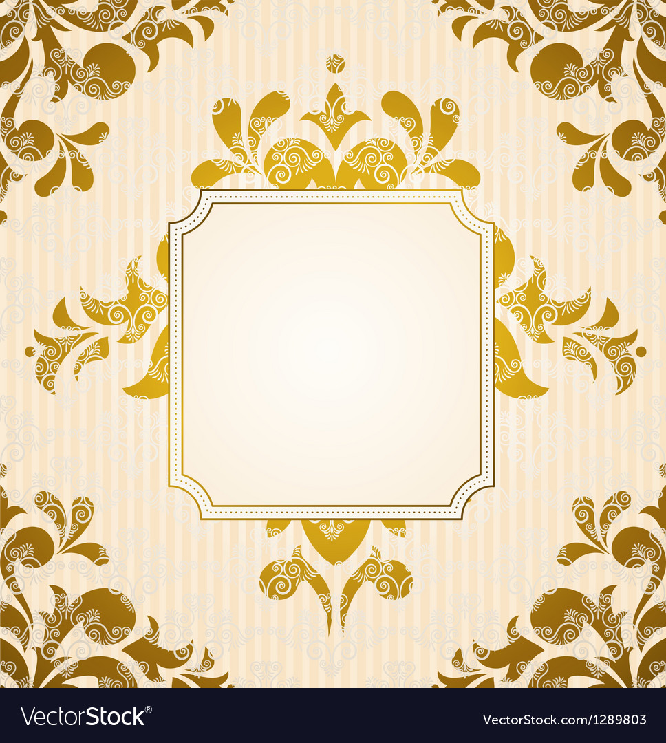 Vintage tapestry background Royalty Free Vector Image