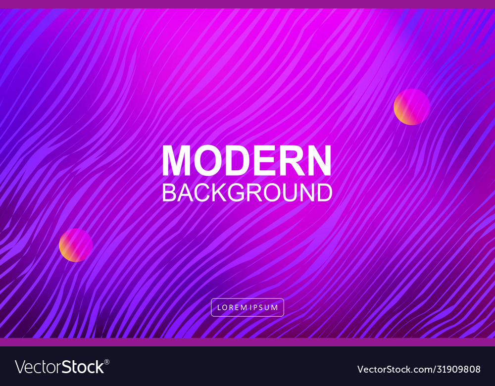 Abstract violet design with gradient thin wavy
