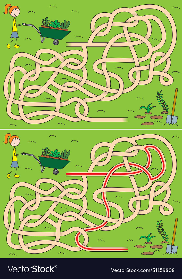 Gardening maze