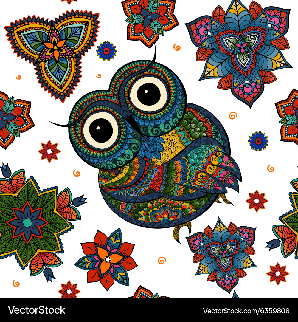 Owl bird Royalty Free Vector Image - VectorStock