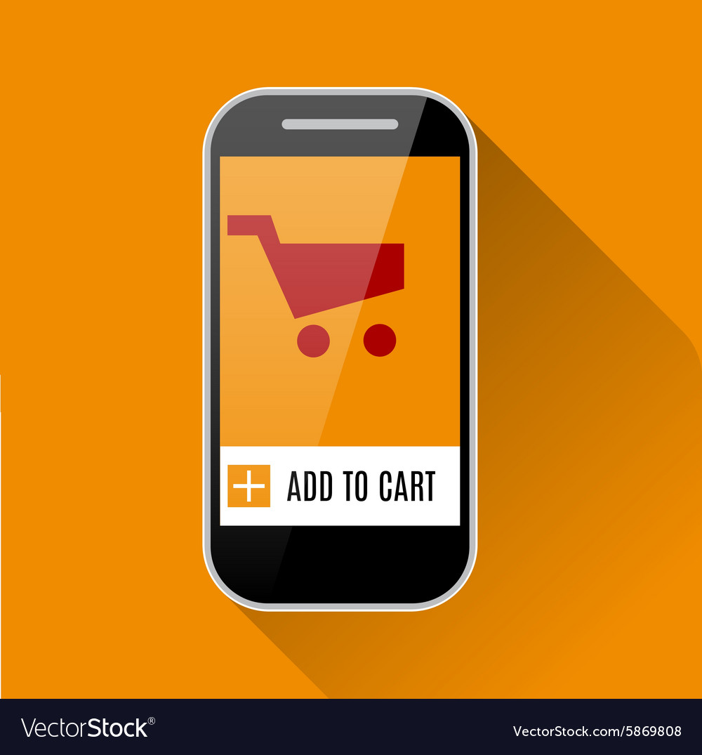 Shopping online with smartphone