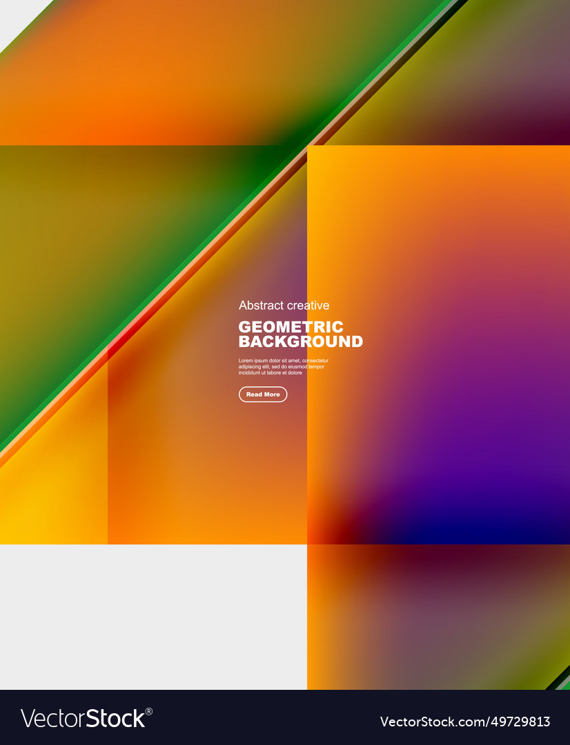 Gradient triangles abstract background