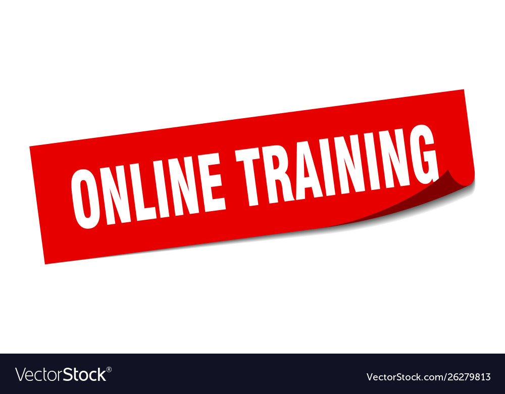 Online training sticker square