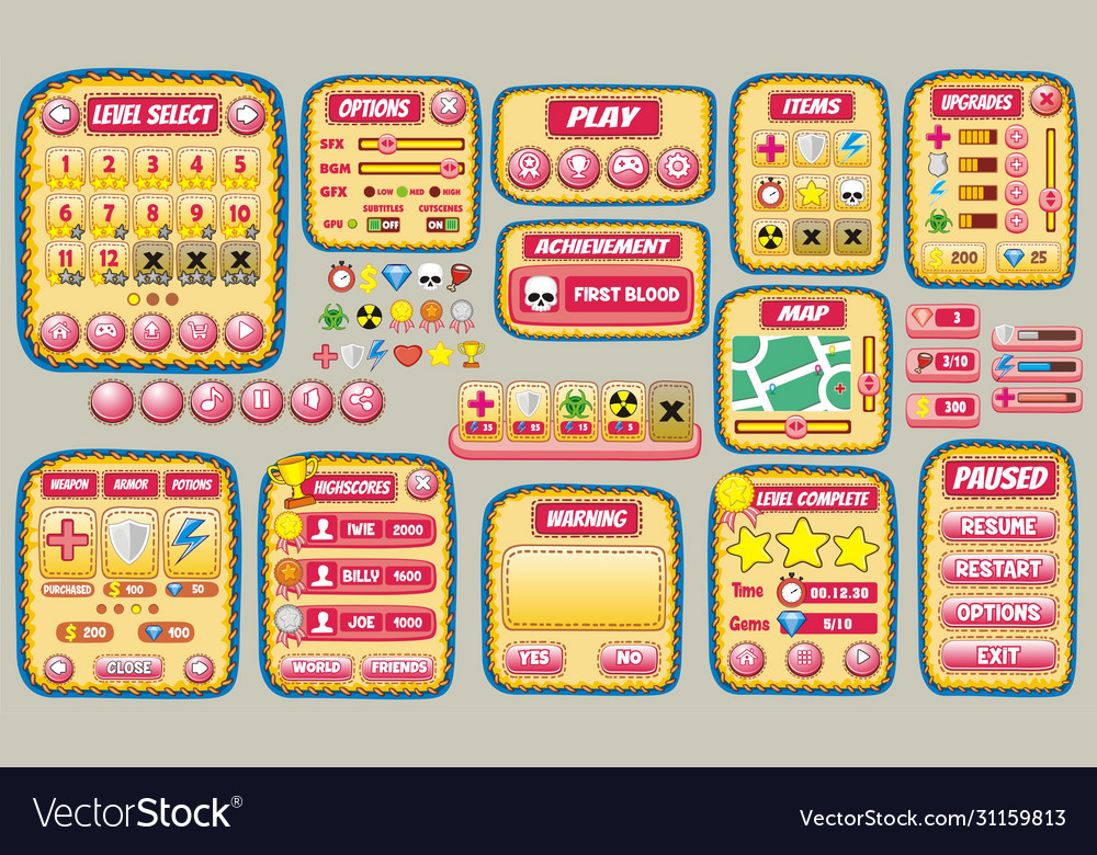 Platform Game UI