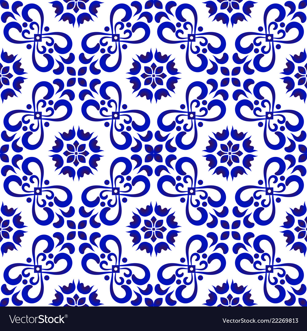 Tile pattern vector image Tile pattern