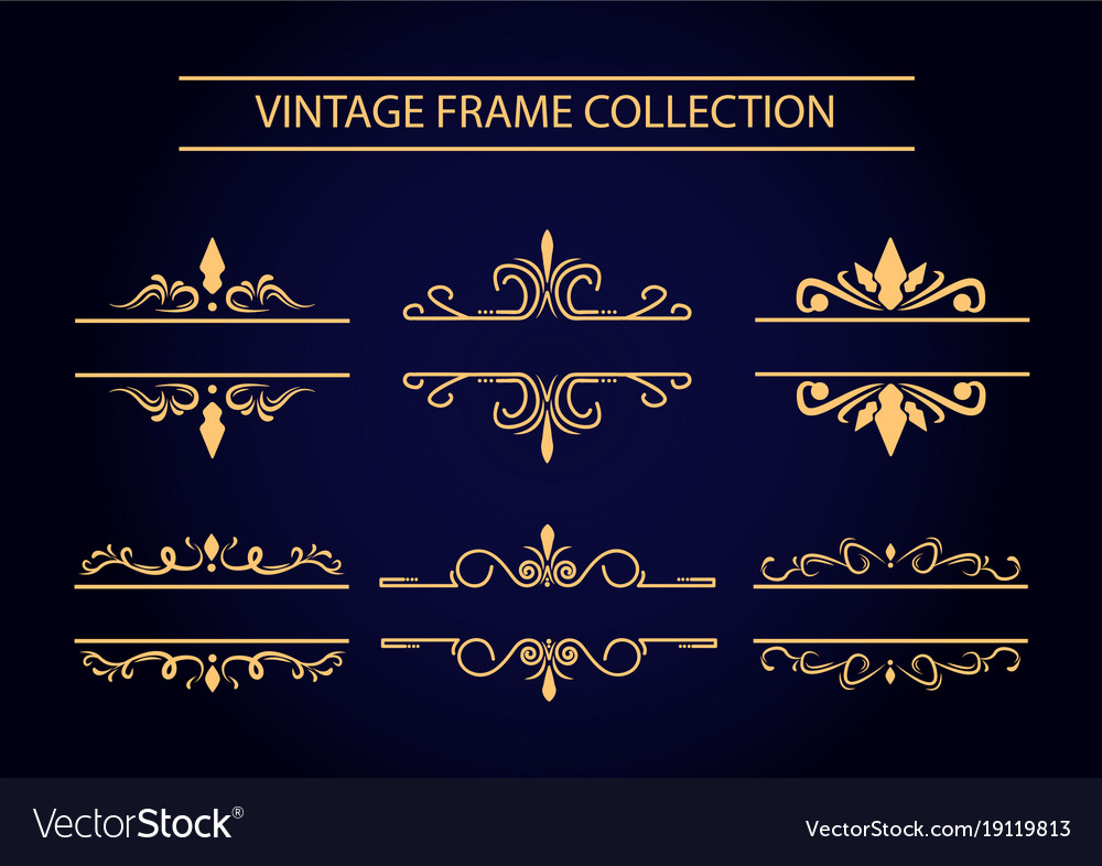 Vintage frame collection