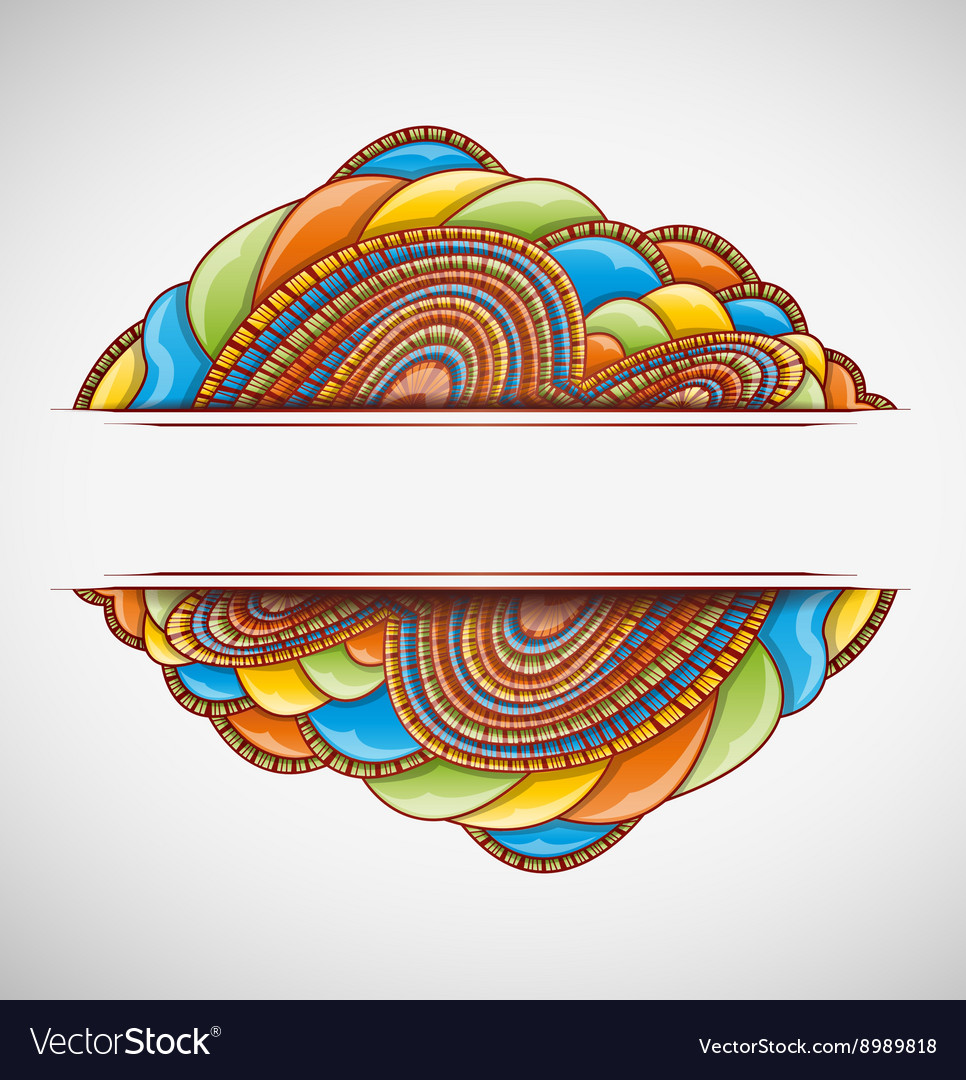 Abstract background with frame